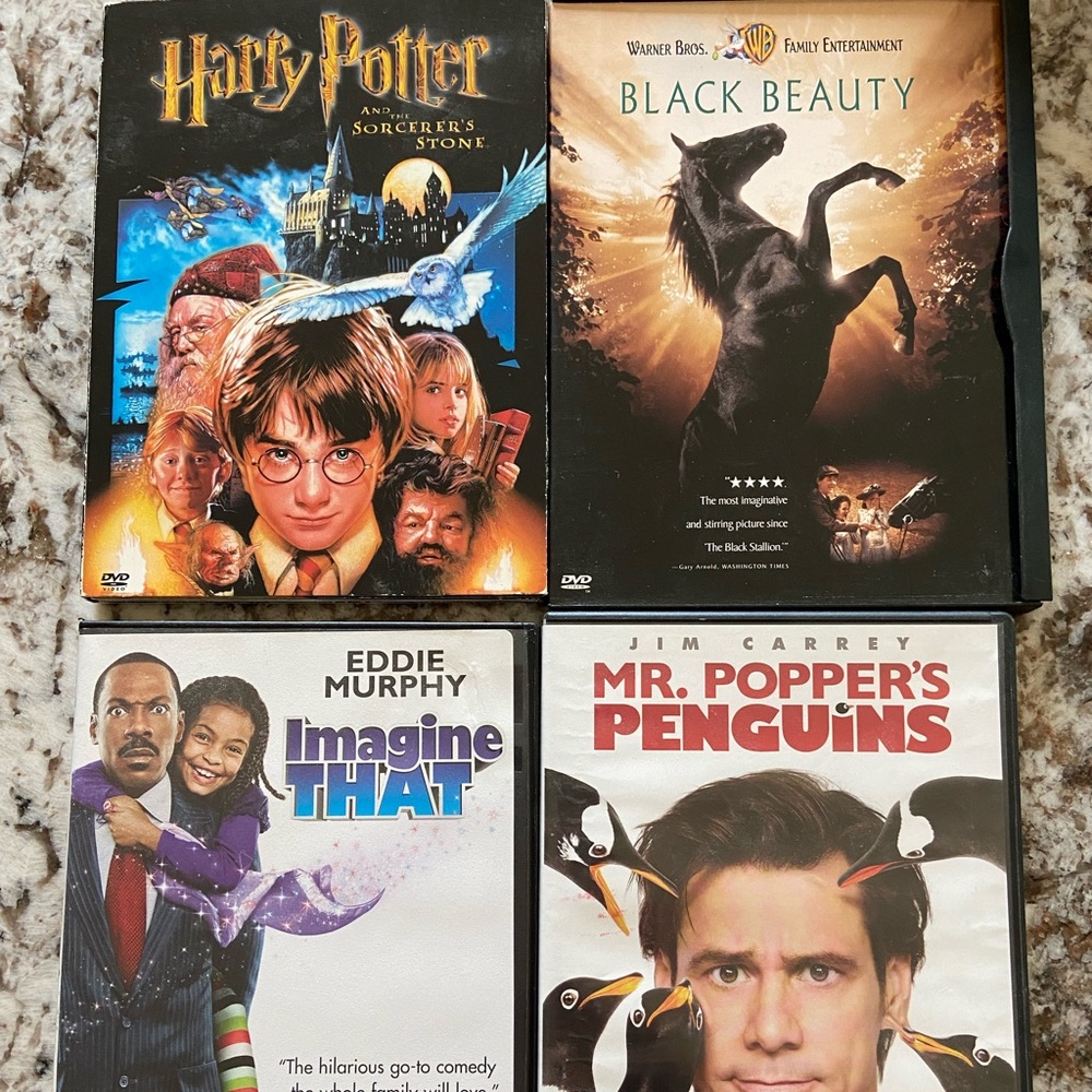 DVDs $5 or 3for $10
